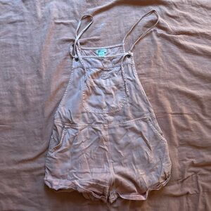Billabong pastel orange Overalls with Front Pocket